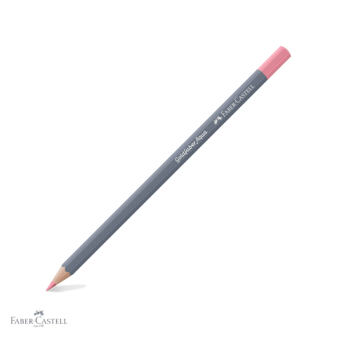 Creioane colorate - Creion colorat acuarela Faber-Castell Goldfaber, nuanta flesh inchis 130, mina 3.3mm, pentru tehnici mixte