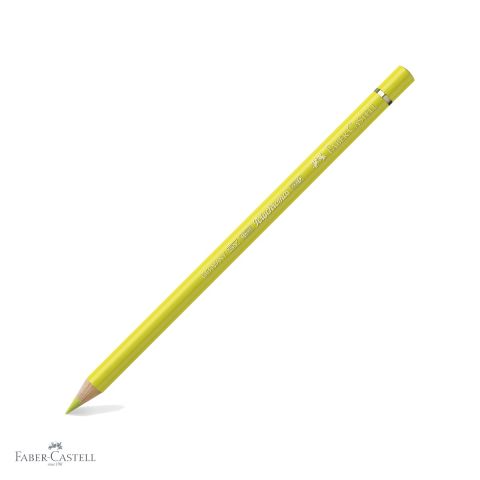 Creioane colorate permanente - Creion colorat Faber-Castell Polychromos, galben cadmium lamaie, mina moale pe baza de ceara, pentru artisti