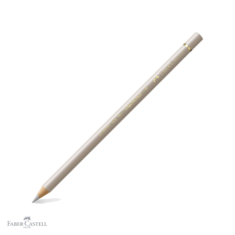 Creioane colorate permanente - Creion colorat Faber-Castell Polychromos, gri cald III, mina moale pe baza de ceara, pentru desen artistic