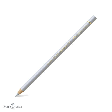 Creioane colorate permanente - Creion colorat Faber-Castell Polychromos, gri rece II, mina groasa pe baza de ceara, pentru desen artistic