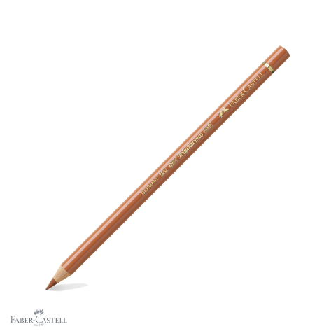 Creioane colorate permanente - Creion colorat Faber-Castell Polychromos ocru ars, mina moale pe baza de ceara, rezistent la apa, pentru desen artistic