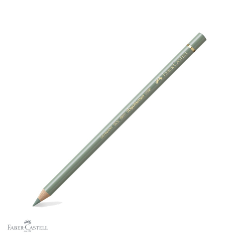 Creioane colorate permanente - Creion colorat Faber-Castell Polychromos Verde Arctic, mina 3.8 mm, rezistent la apa, pentru desen si ilustratie
