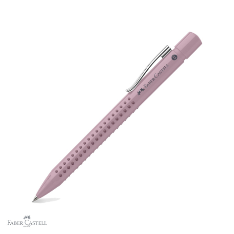 Creioane si ascutitori - Creion mecanic Faber-Castell Grip 2010 Rose 0.5mm, zona anti-alunecare, forma ergonomica triunghiulara