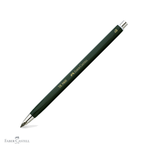 Creioane si ascutitori - Creion mecanic Faber-Castell TK 9400 3.15mm duritate 6B pentru desen si schite profesionale