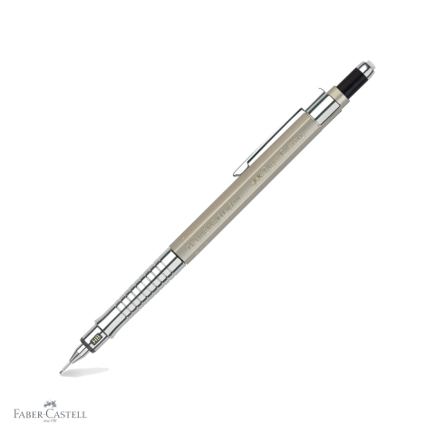 Creioane si ascutitori - Creion mecanic Faber-Castell TK-Fine Vario L 1.0mm, corp auriu sampanie, pentru scris si desen tehnic