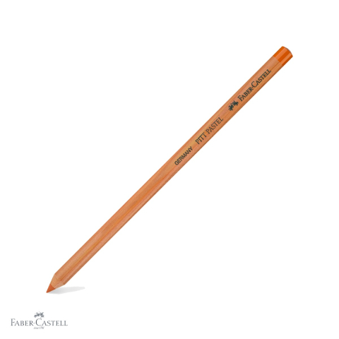 Birotica papetarie - Creion pastel Pitt Faber-Castell, teracota, pe baza de ulei, pentru contururi si detalii fine