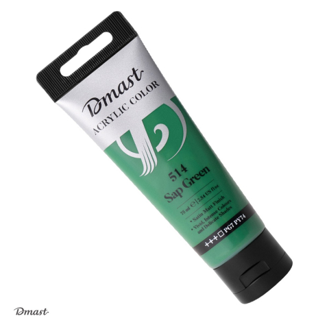Acuarele, pensule si blocuri de desen - Culoare acrilica Dmast by Pebeo, 75 ml, verde 514