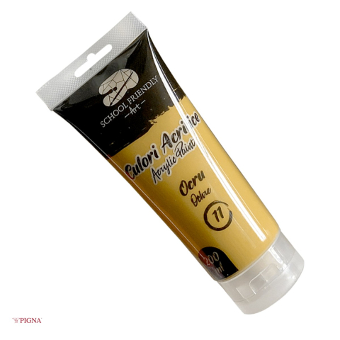 Acuarele, pensule si blocuri de desen - Culoare acrilica Pigna Premium SF Art, 200 ml, ocru