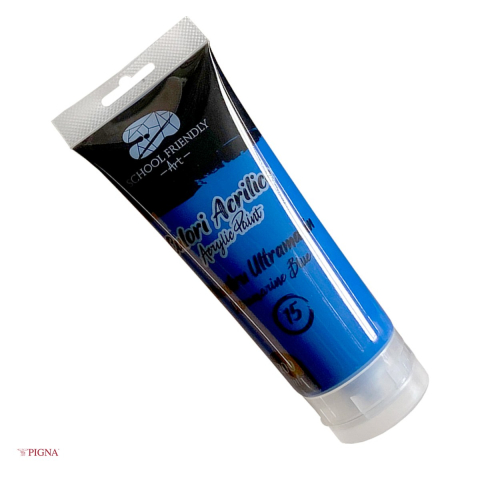 Acuarele, pensule si blocuri de desen - Culoare acrilica Pigna Premium SF Art, 200 ml ultramarin, albastru