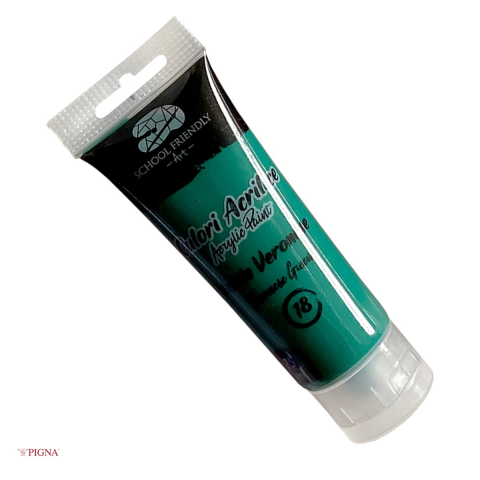 Acuarele, pensule si blocuri de desen - Culoare acrilica Pigna Premium SF Art, 75 ml veronese, verde