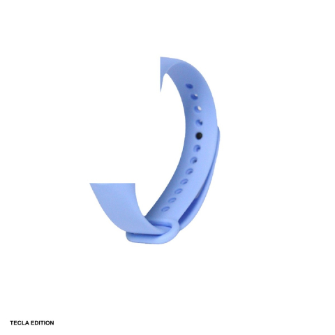 Curele smartwatch - Curea smartwatch pentru Xiaomi Mi Band 5/6/7, silicon, albastru, Deluxe Sport