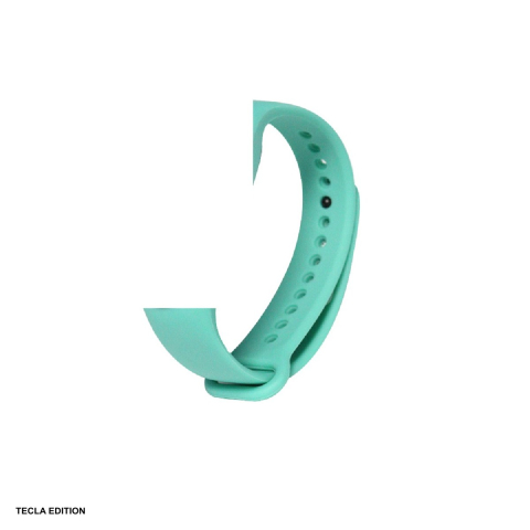 Curele smartwatch - Curea smartwatch pentru Xiaomi Mi Band 5/6/7, silicon, verde turcoaz, Deluxe Sport