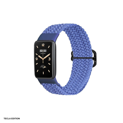 Curele smartwatch - Curea smartwatch pentru Xiaomi Mi Band 7 Pro, impletita, albastru