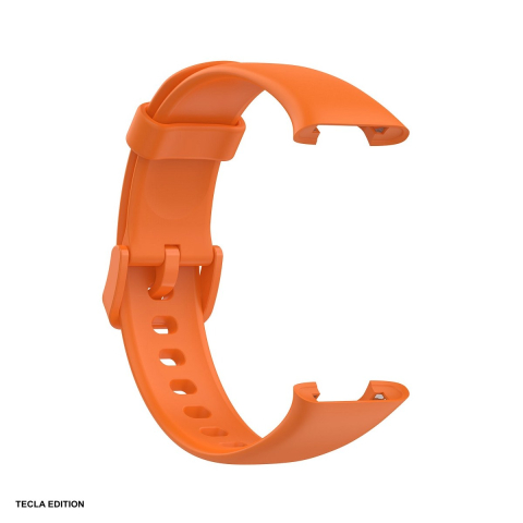 Curele smartwatch - Curea smartwatch pentru Xiaomi Mi Band 7 Pro, silicon, portocaliu, Deluxe Sport