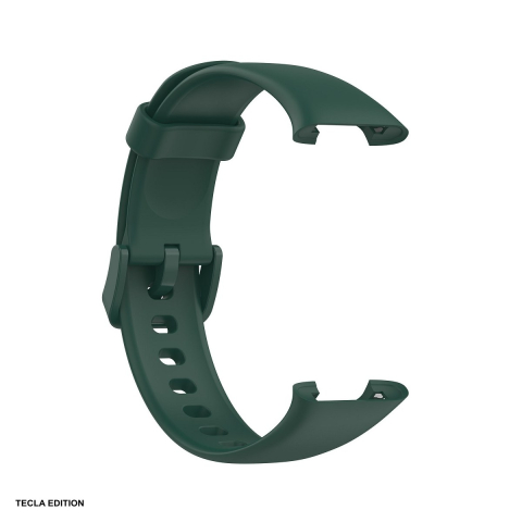 Curele smartwatch - Curea smartwatch pentru Xiaomi Mi Band 7 Pro, silicon, verde inchis, Deluxe Sport