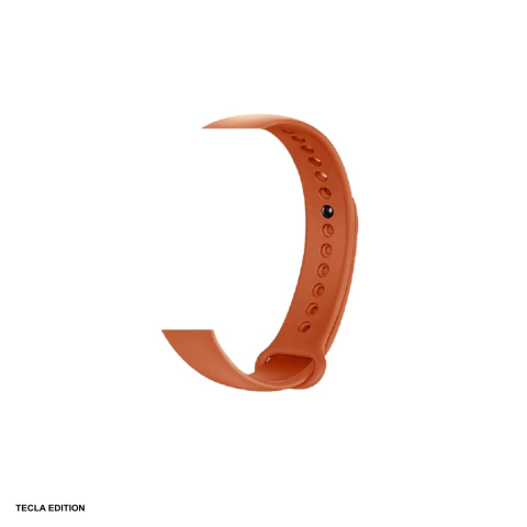 Curele smartwatch - Curea smartwatch pentru Xiaomi Mi Band 8/9, silicon, portocaliu, Deluxe Sport