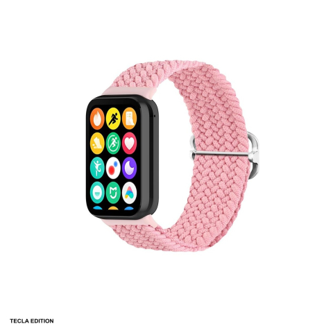 Curele smartwatch - Curea smartwatch pentru Xiaomi Mi Band 8 Pro, impletita, roz