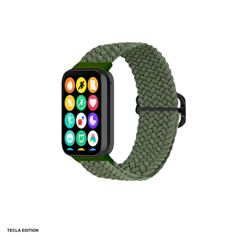 Curele smartwatch - Curea smartwatch pentru Xiaomi Mi Band 8 Pro, impletita, verde