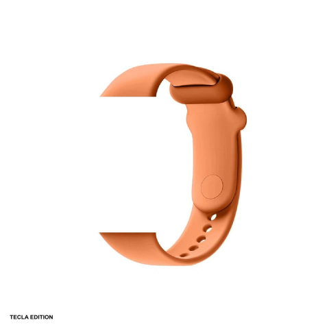 Curele smartwatch - Curea smartwatch pentru Xiaomi Mi Band 8 Pro, silicon, portocaliu, Deluxe Sport
