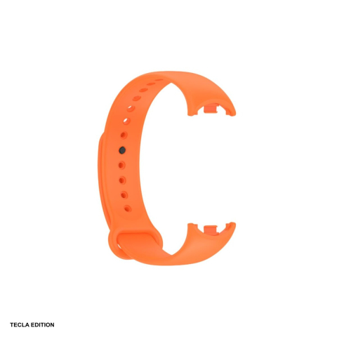 Curele smartwatch - Curea smartwatch pentru Xiaomi Mi Band 8, silicon, portocaliu