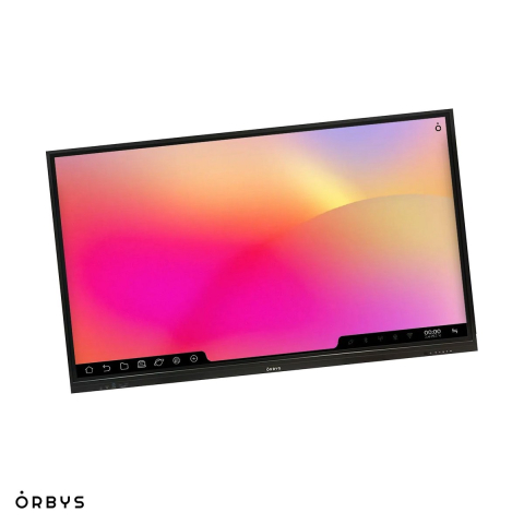 Table si afisaje interactive - Display interactiv Orbys Touch Series 13 TS1375 Pro, 75 inch, 4K, Android 13, 8 GB RAM, 64 GB stocare, camera si microfon integrate, sunet 20 W