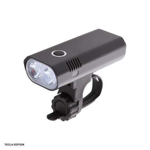 Ciclism - Far LED pentru bicicleta, 10 W, acumulator 2000 mAh, IP65, autonomie 36 h, incarcare USB-C, Forever Outdoor PLR-02, negru