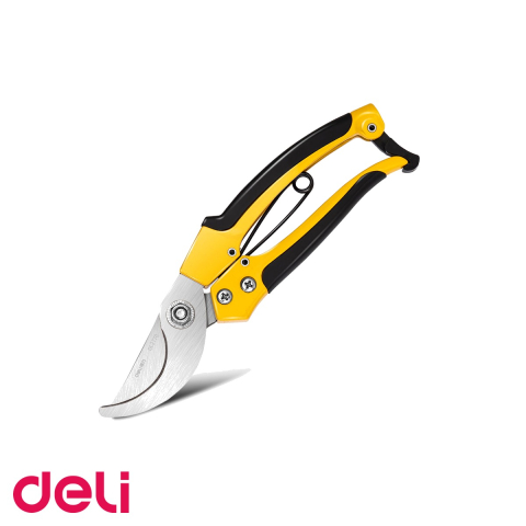 Unelte gradina - Foarfeca de gradinarit profesionala Deli 8", maner aluminiu, capacitate forfecare 10mm
