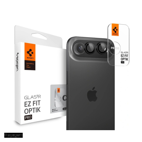 Huse si protectii pentru iPhone 17 Air - Folie protectie camera pentru iPhone 17 Air, Spigen, Optik Pro Glas.Tr Ez Fit