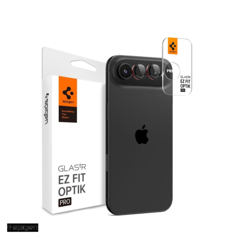 Huse si protectii pentru iPhone 17 Air - Folie protectie camera pentru iPhone 17 Air, Spigen, Optik Pro L-Series Glas.Tr Ez Fit