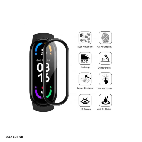 Folii pentru smartwatch - Folie sticla temperata pentru Xiaomi Mi Band 9, 3D, MI 9/M9