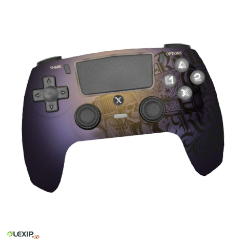 Gamepad wireless - Gamepad wireless Lexip Criminal Gangsta, Bluetooth, compatibil PlayStation 5, PC, Android si iOS, stick-uri TMR, microfon integrat, acumulator 600 mAh, JVAPS500055