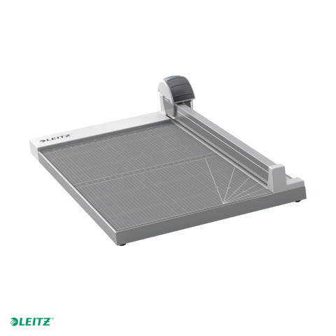 Birotica papetarie - Ghilotina cu disc Leitz Office Precision A3, 15 coli de 80 g/mp, lama rotativa din otel inoxidabil, cartuse de lame drepte, ondulate sau perforante