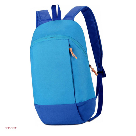 Bagaje si Accesorii - Ghiozdan Pigna Funtasy, din poliester, albastru, 40x23x10 cm