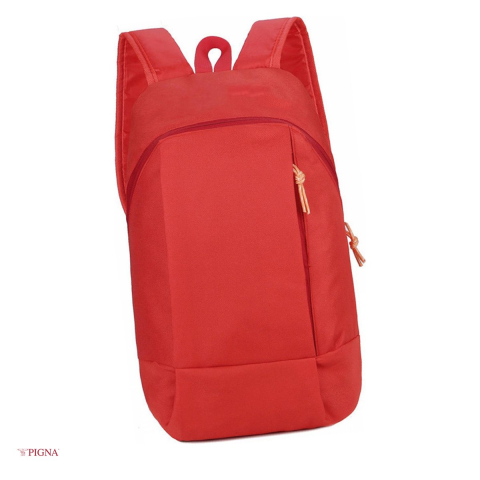 Bagaje si Accesorii - Ghiozdan Pigna Funtasy, din poliester, rosu, 40x23x10 cm