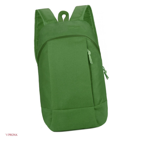 Bagaje si Accesorii - Ghiozdan Pigna Funtasy, din poliester, verde, 40x23x10 cm