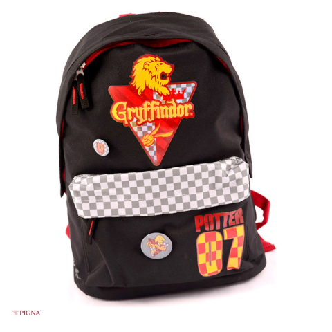 Bagaje si Accesorii - Ghiozdan Pigna Harry Potter, pentru scoala generala, negru - gri