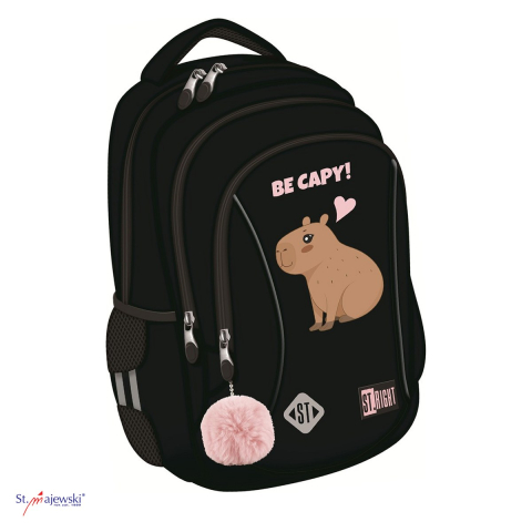 Bagaje si Accesorii - Ghiozdan St.Majewski St.Right BP-26 Be Capy pentru clasa 0, 39x27x17 cm, 20 l