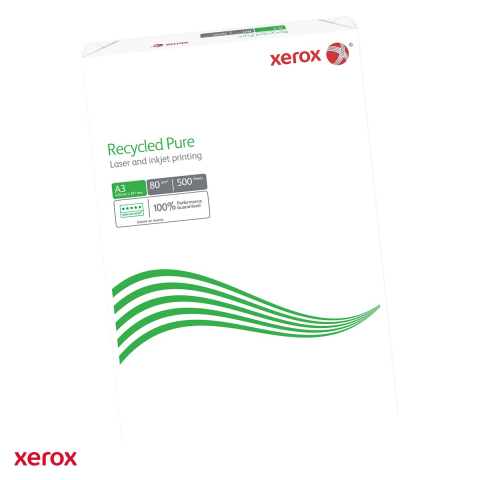 Birotica papetarie - Hartie copiator A3 Xerox Recycled Pure, 80 g/mp, 500 coli