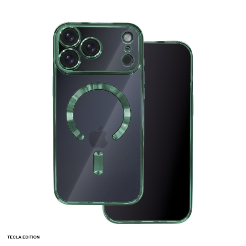 Huse si protectii pentru iPhone 18 Pro Max - Husa Color Chrome Mag pentru iPhone 18 Pro Max, Carcasa magnetica, Verde