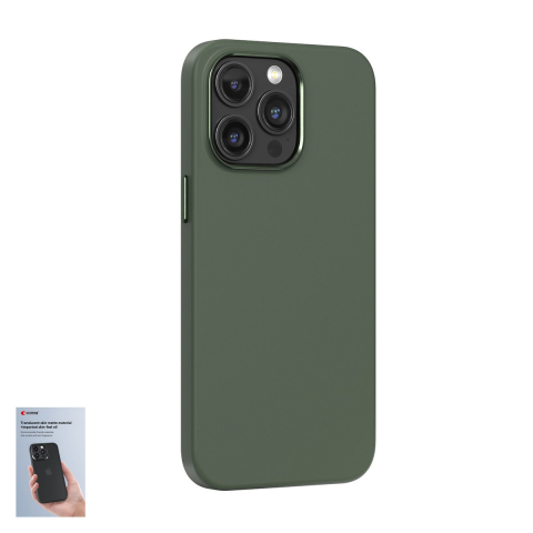 Huse si protectii smartphone - Husa Comma Nature Mag pentru iPhone 15 Plus, Carcasa magnetica, Verde