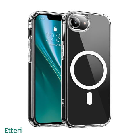 Huse si protectii pentru iPhone 16 - Husa Etteri Hybrid Mag pentru iPhone 16, Carcasa magnetica