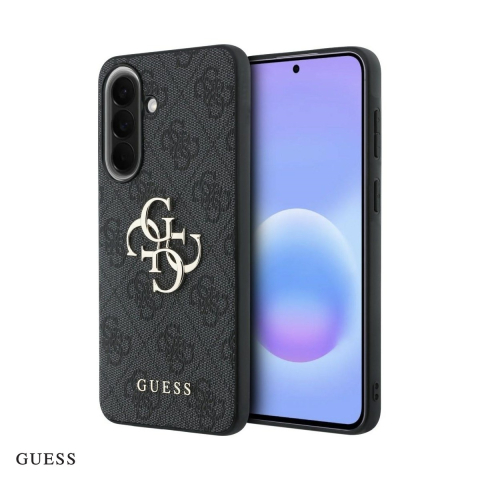 Huse si protectii pentru Samsung Galaxy A37 5G - Husa Guess Hc PU 4g Big Metal Logo pentru Samsung Galaxy A37 5G, Carcasa, Negru