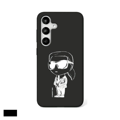 Huse si protectii pentru Samsung Galaxy S25 - Husa Karl Lagerfeld Hc Magnetic Silicone pentru Samsung Galaxy S25, Carcasa, Negru