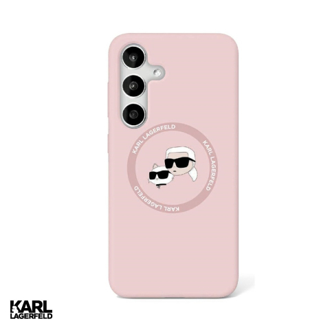 Huse si protectii pentru Samsung Galaxy S25 Plus - Husa Karl Lagerfeld Hc Magnetic Silicone pentru Samsung Galaxy S25 Plus, Carcasa, Roz