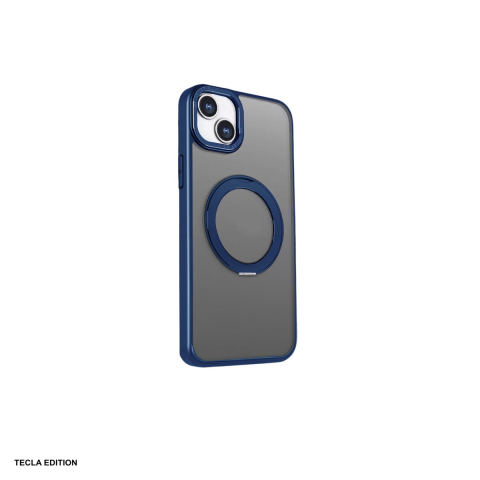 Huse si protectii smartphone - Husa Mag Ring Rotating pentru iPhone 12, Carcasa magnetica, Albastru
