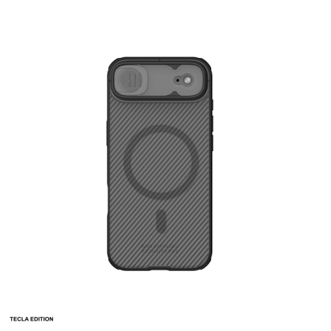 Huse si protectii pentru iPhone 17 Air - Husa Nillkin Camshield Pro Mgnetic pentru iPhone 17 Air, Carcasa, Negru transparent