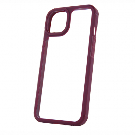 Huse si protectii pentru Samsung Galaxy A05s - Husa spate Color Shock pentru protectie Samsung Galaxy A05S, cu rama visinie