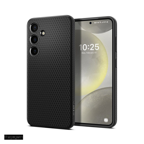 Huse si protectii pentru Samsung Galaxy S24 - Husa Spigen Liquid Air pentru Samsung Galaxy S24, Carcasa, Negru