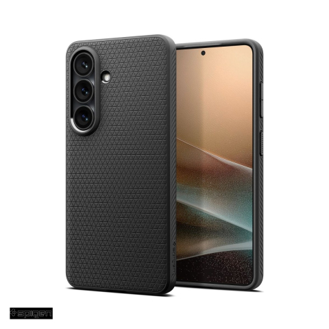 Huse si protectii pentru Samsung Galaxy S26 Plus - Husa Spigen Liquid Air pentru Samsung Galaxy S26 Plus, Carcasa, Negru
