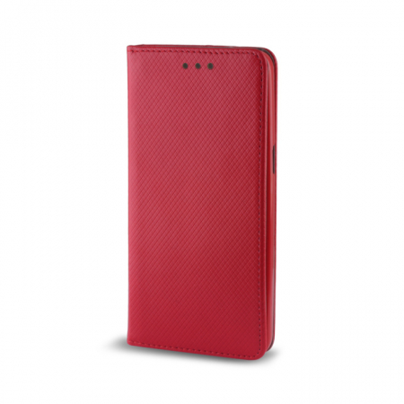 Huse si protectii pentru Honor 70 Lite - Husa tip carte, compatibila cu Honor X8 5G, Honor X6, Honor 70 lite, premium flip book cu inchidere magnetica si functie stand, buzunar card, rosie